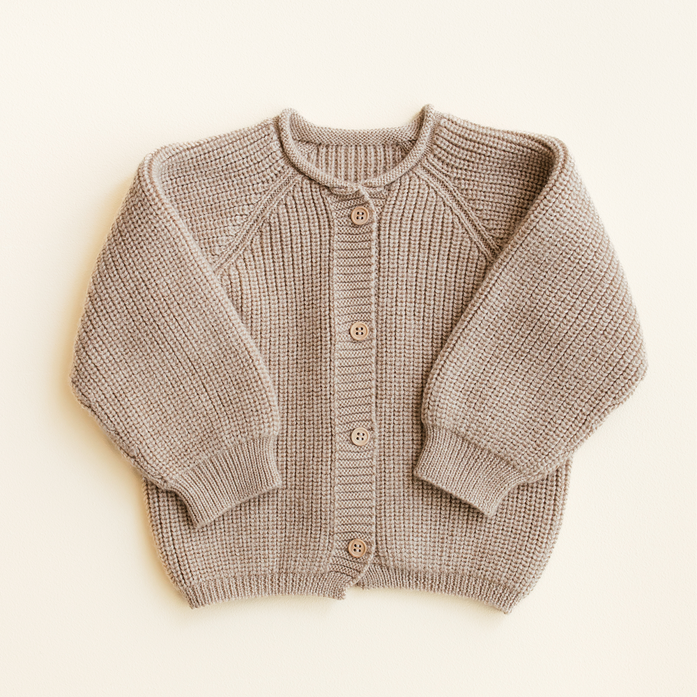 Cardigan bébé Inga sable