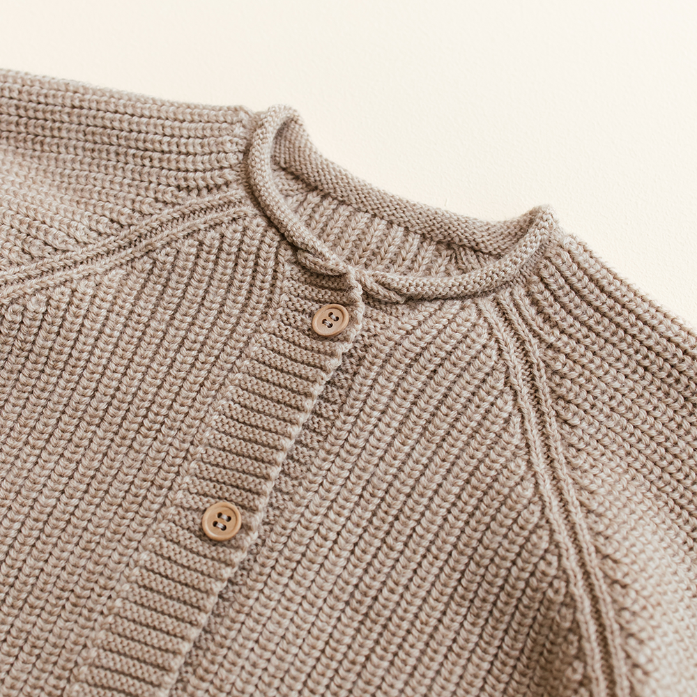 Cardigan bébé Inga sable