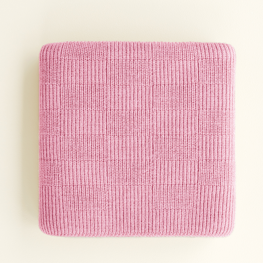 Couverture bébé blanche « Ivy » Cotton Candy