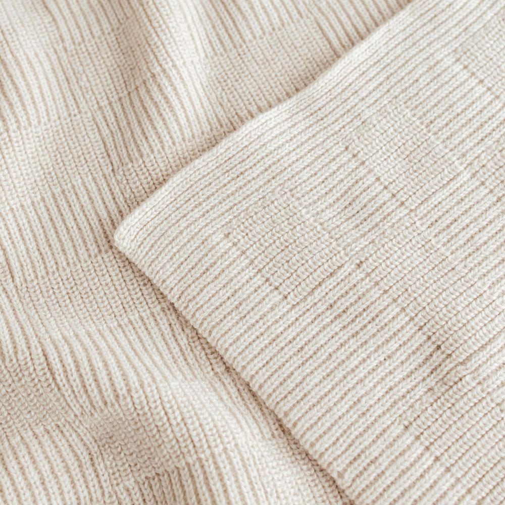 Hvid  Babydecke 'Ivy' Cream