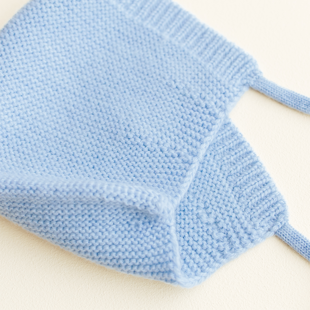 Hvid  Baby Strickmütze Dolly Sky