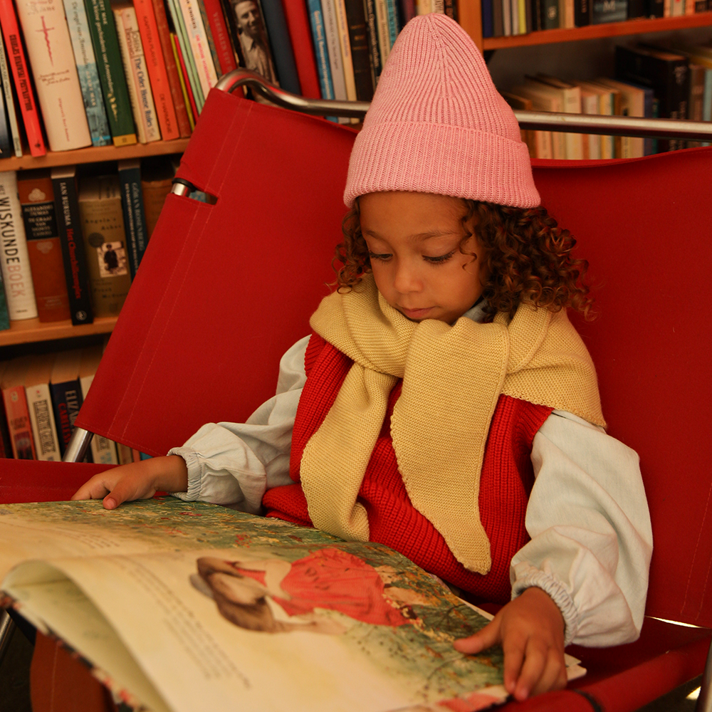 Hvid  Loop Schal 'Josephina' Light Yellow