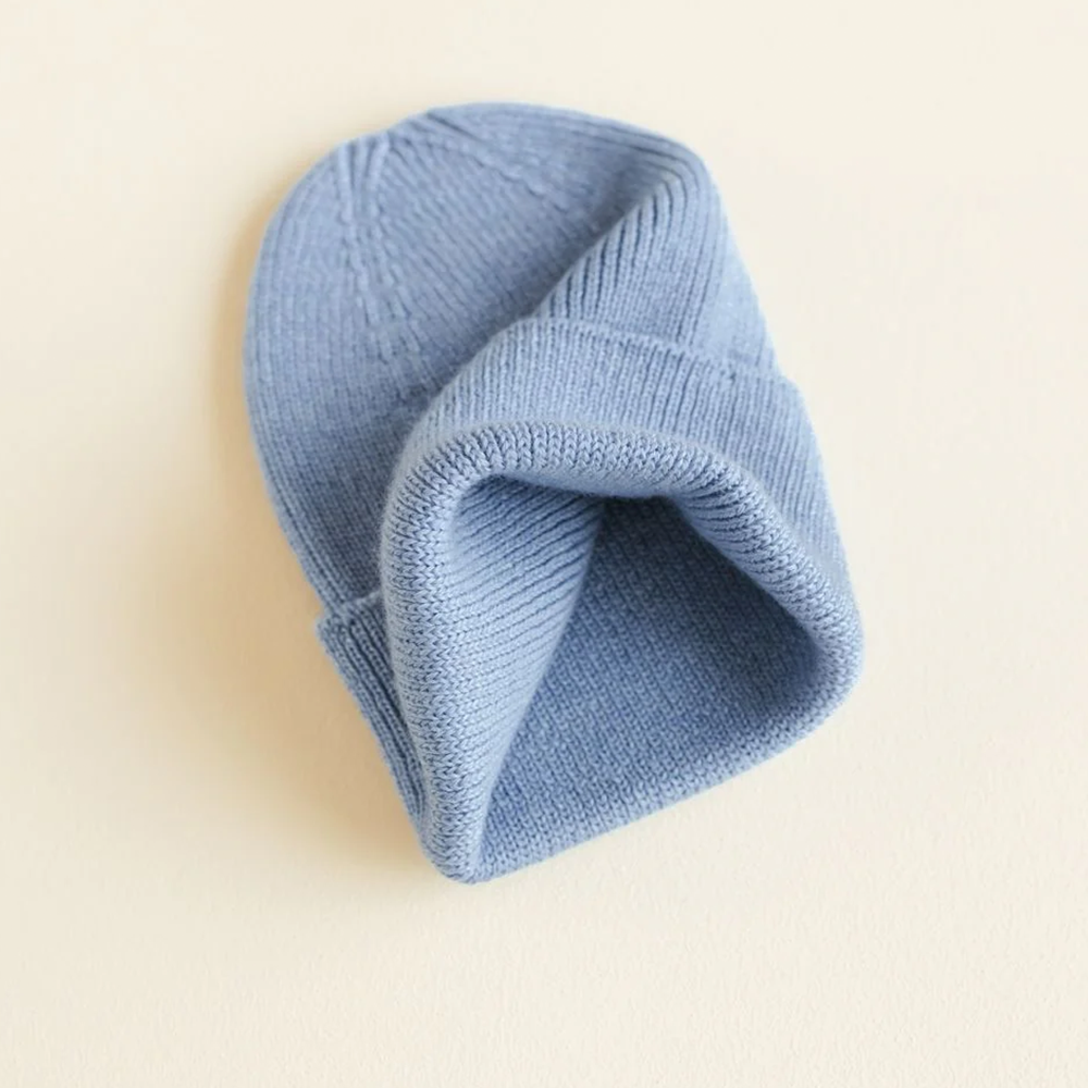 Bonnet bébé Hvid Fonzie bleu clair