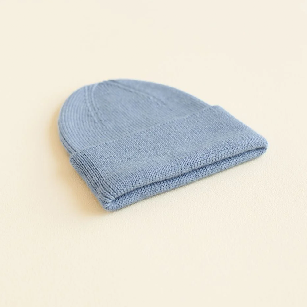 Bonnet bébé Hvid Fonzie bleu clair