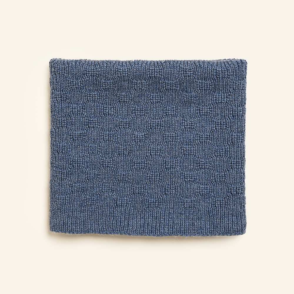 Hvid  Loop Schal 'Gigi'  Denim