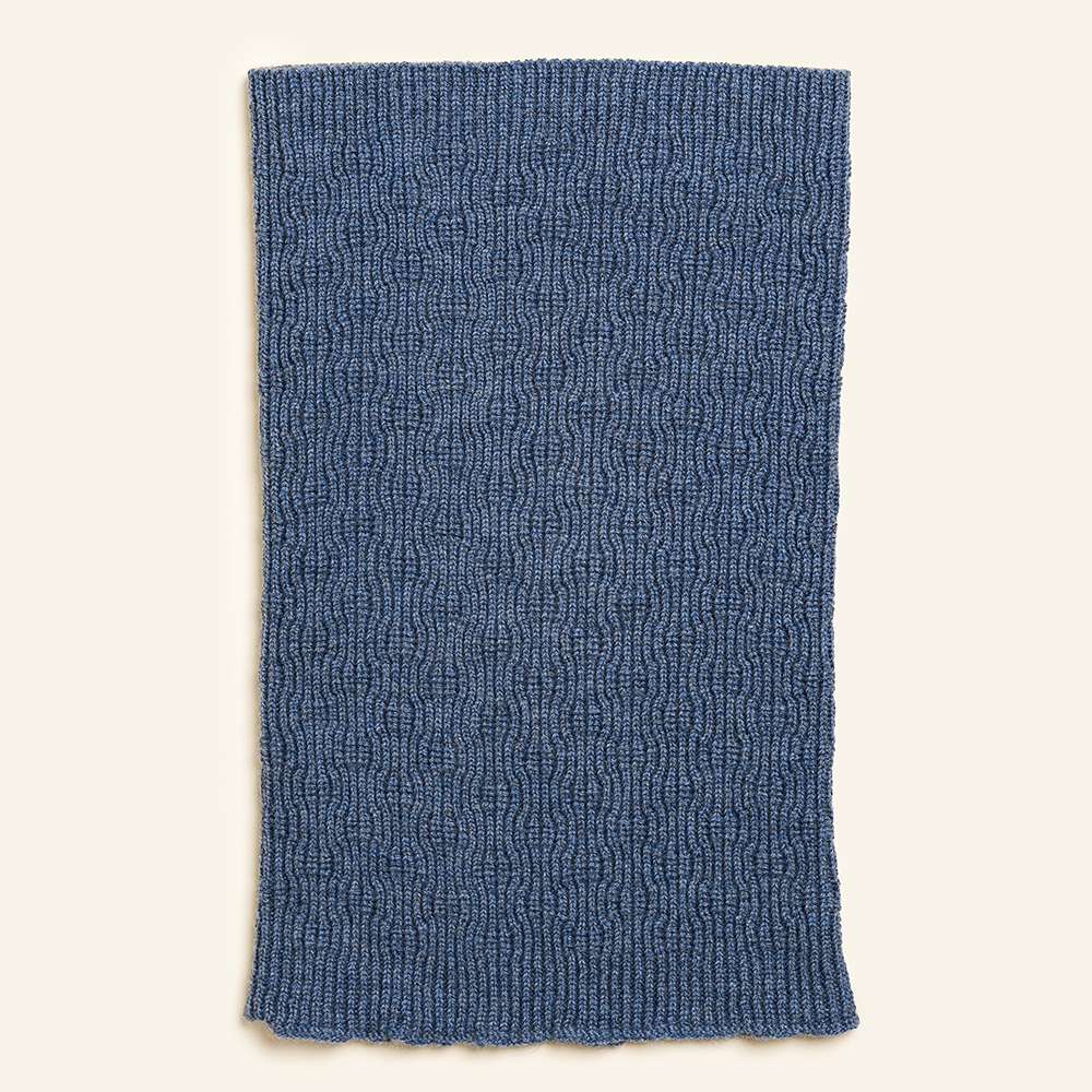 Hvid  Loop Schal 'Gigi'  Denim