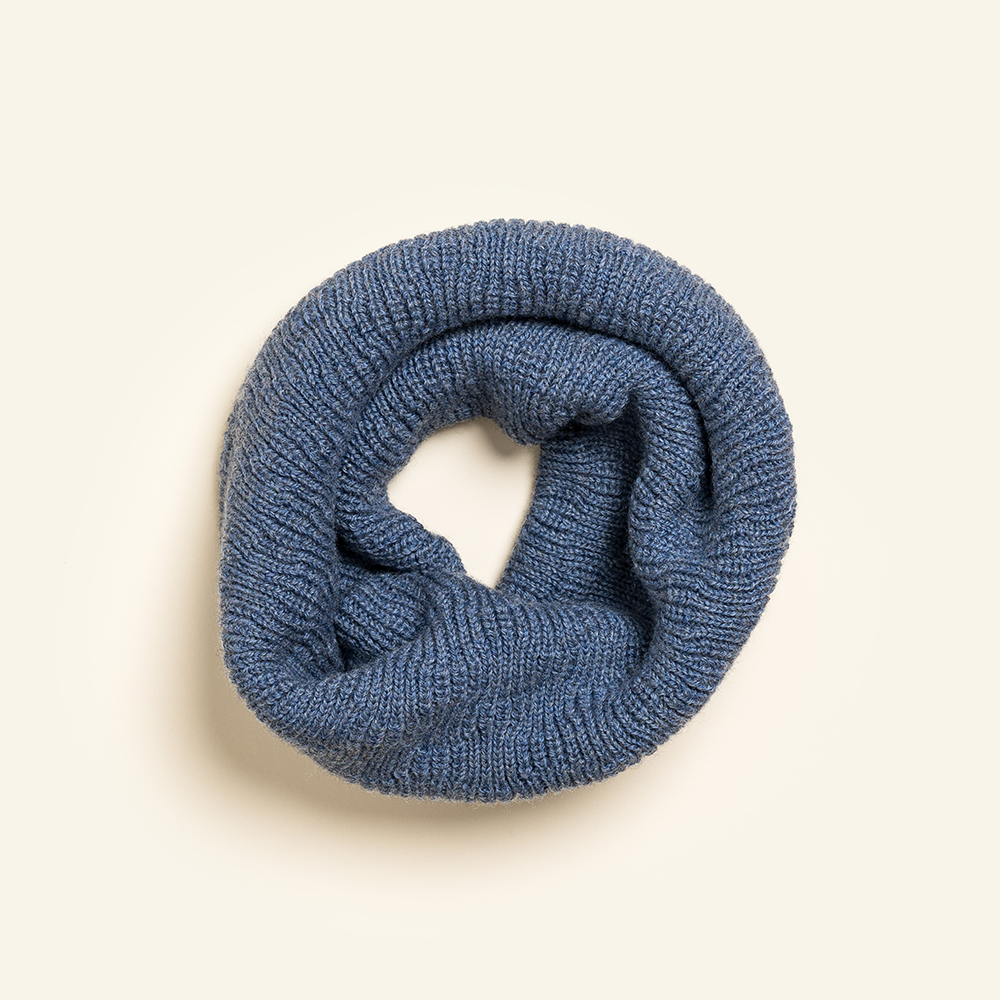 Hvid  Loop Schal 'Gigi'  Denim