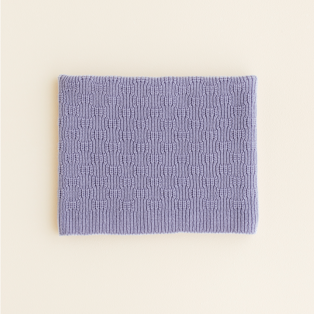 Hvid  Loop Schal &#39;Gigi&#39;  Lilac