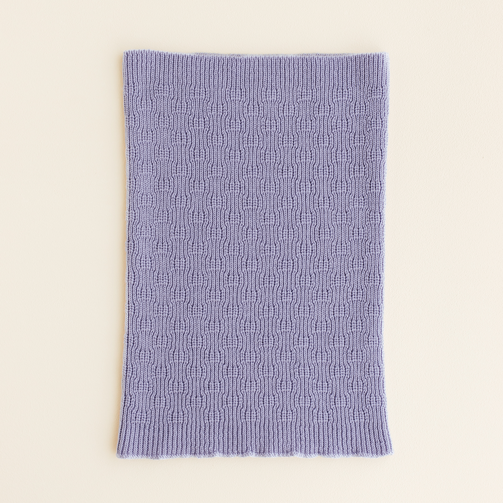 Hvid  Loop Schal &#39;Gigi&#39;  Lilac
