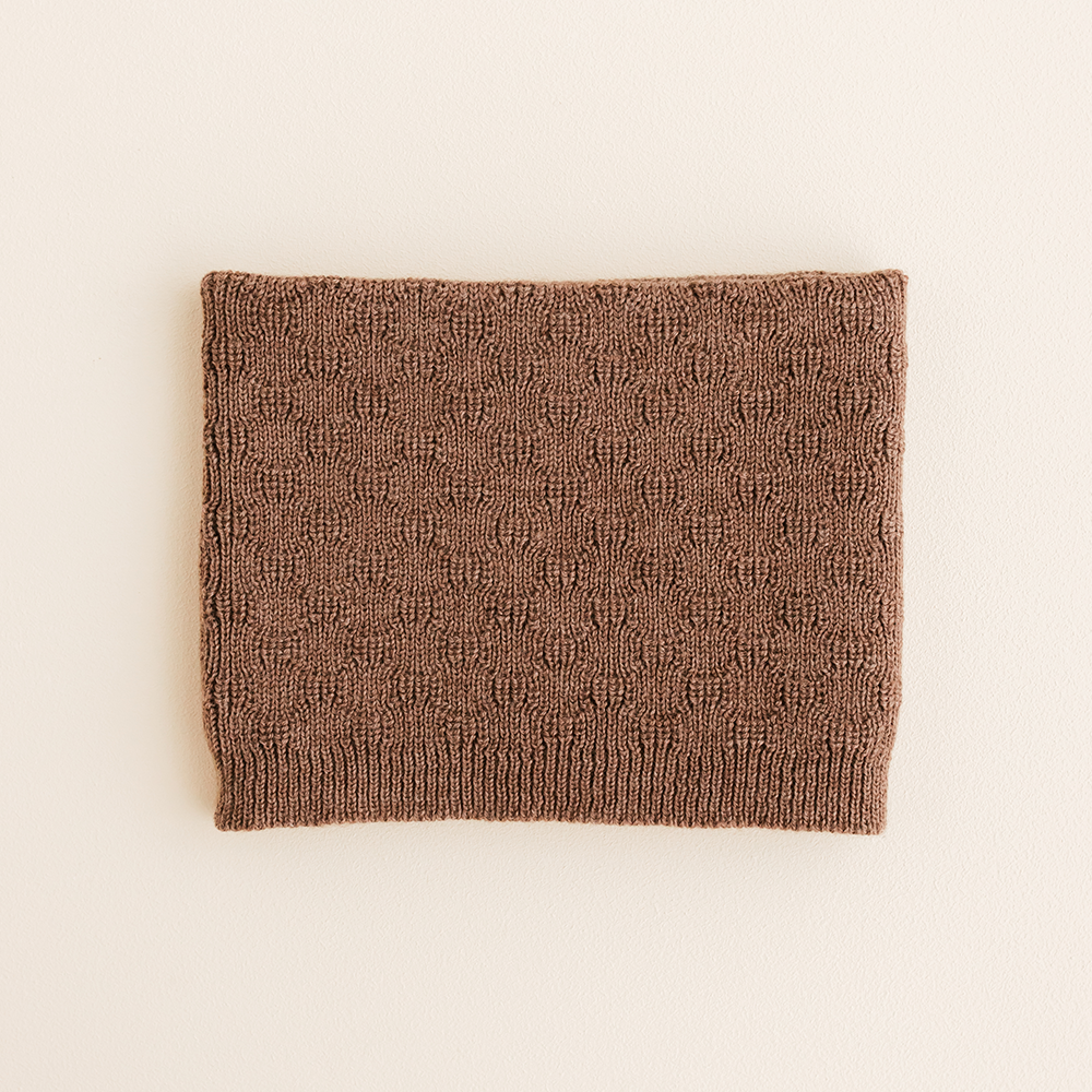 Hvid  Loop Schal 'Gigi'  Mocha