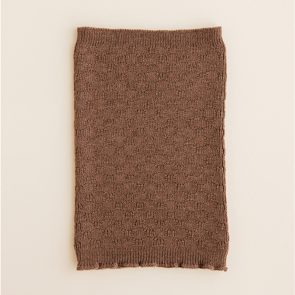 Hvid  Loop Schal 'Gigi'  Mocha