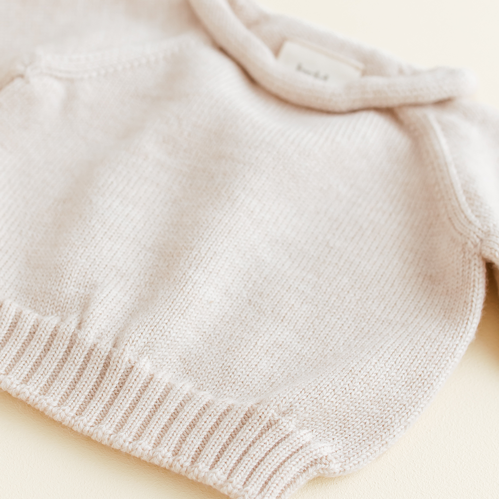 Hvid  Baby Strickpullover &#39;Georgette&#39;  Cream