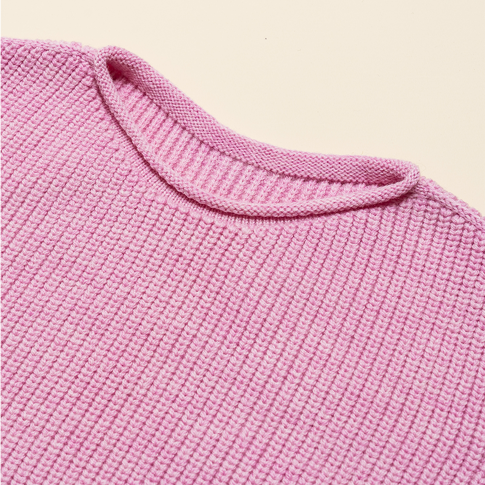 Hvid  Kinder Strickweste 'Harvey'  Cotton Candy