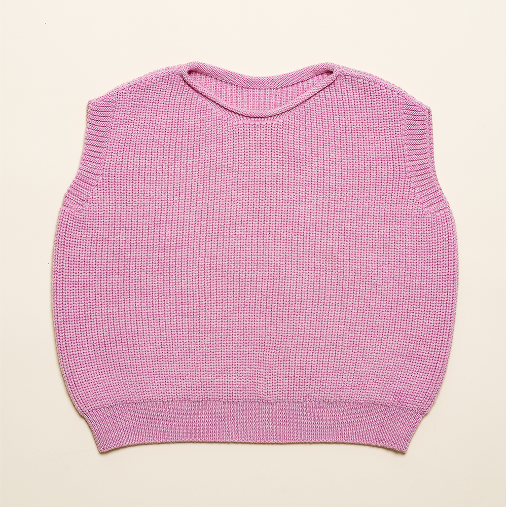 Hvid  Kinder Strickweste 'Harvey'  Cotton Candy