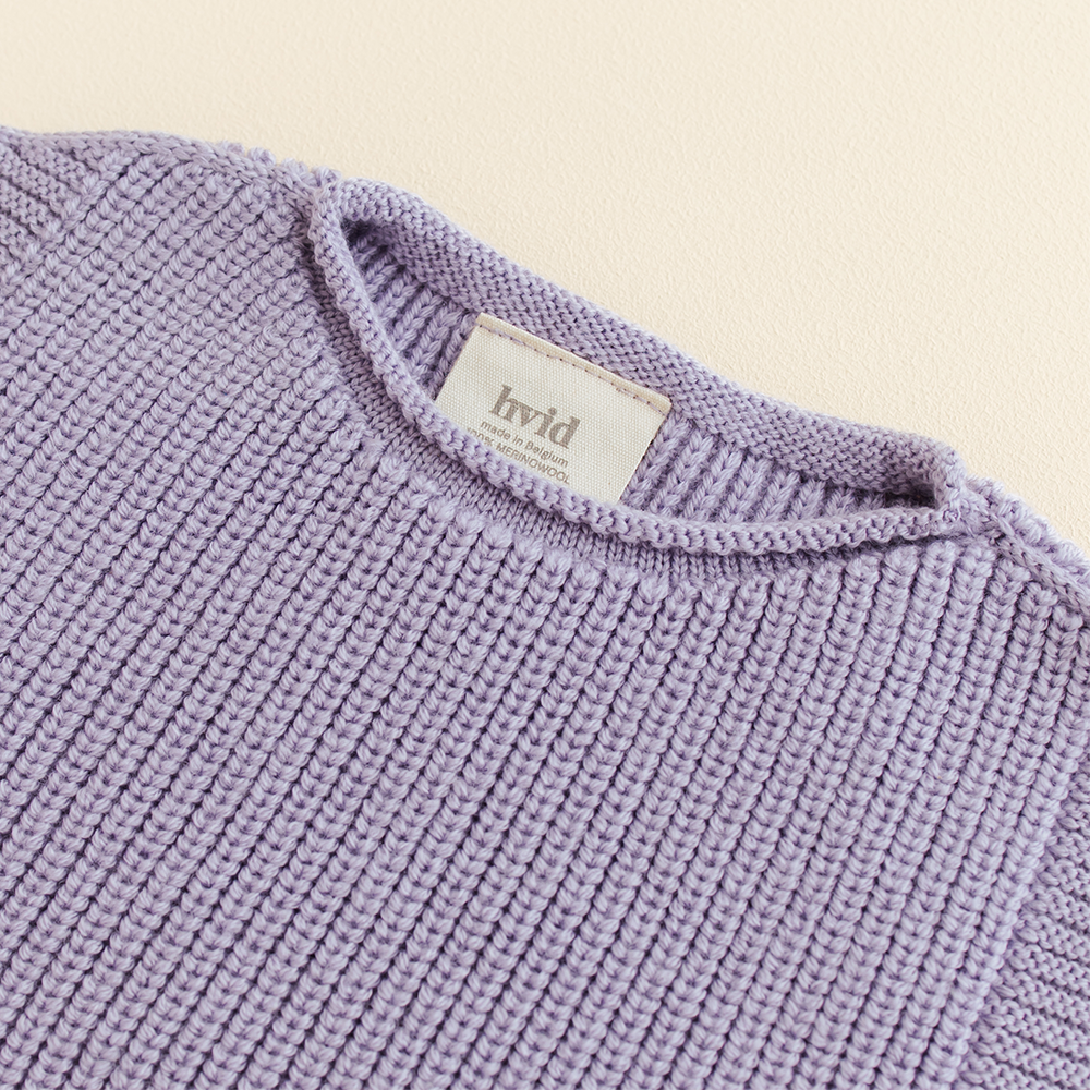 Hvid  Baby Strickweste 'Harvey' Lilac - Online MY SNOWFLAKE