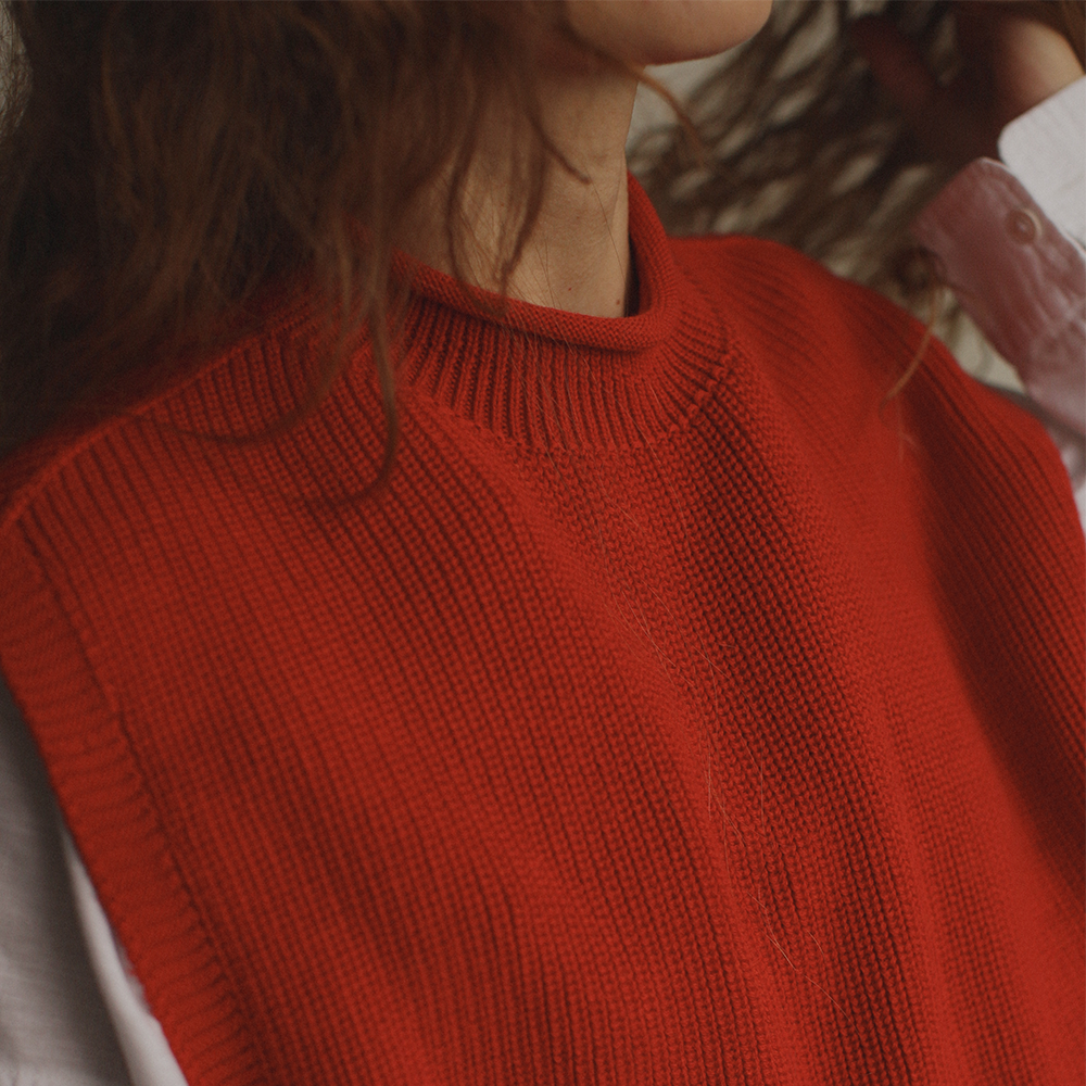 Hvid Weste für Erwachsene 'Helle'  Red