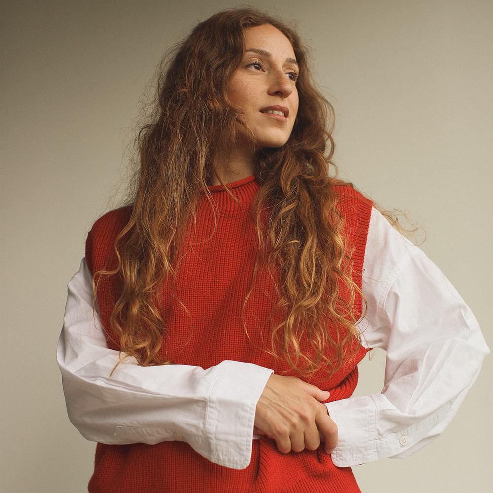 Hvid Weste für Erwachsene 'Helle'  Red