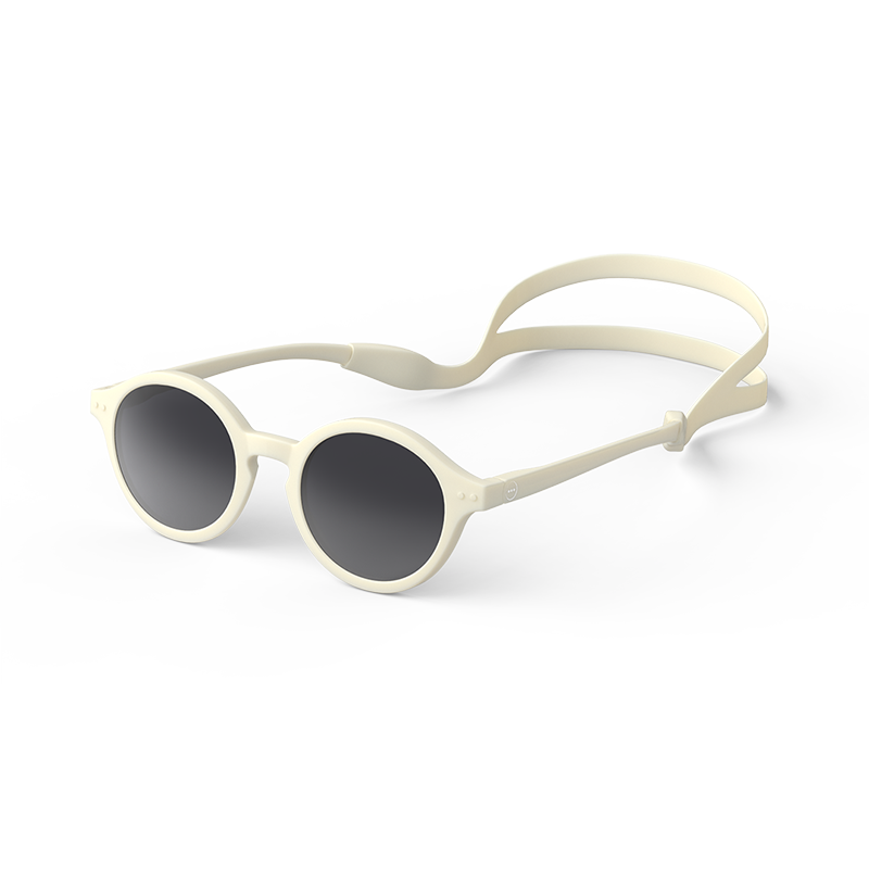 IZIPIZI Kindersonnenbrille mit Silikonband in Weiss. 