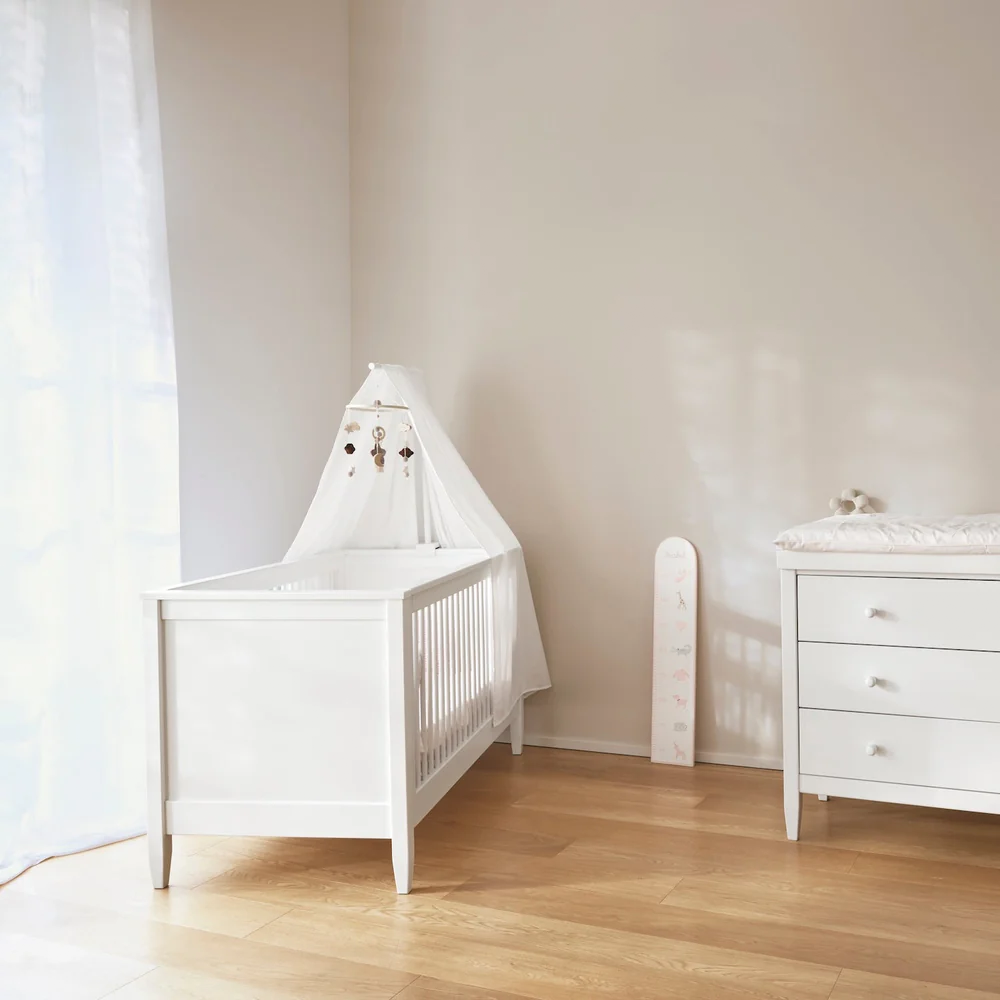 Isle of Dogs Babybett 70 x 140 Weiss - Online MY SNOWFLAKE