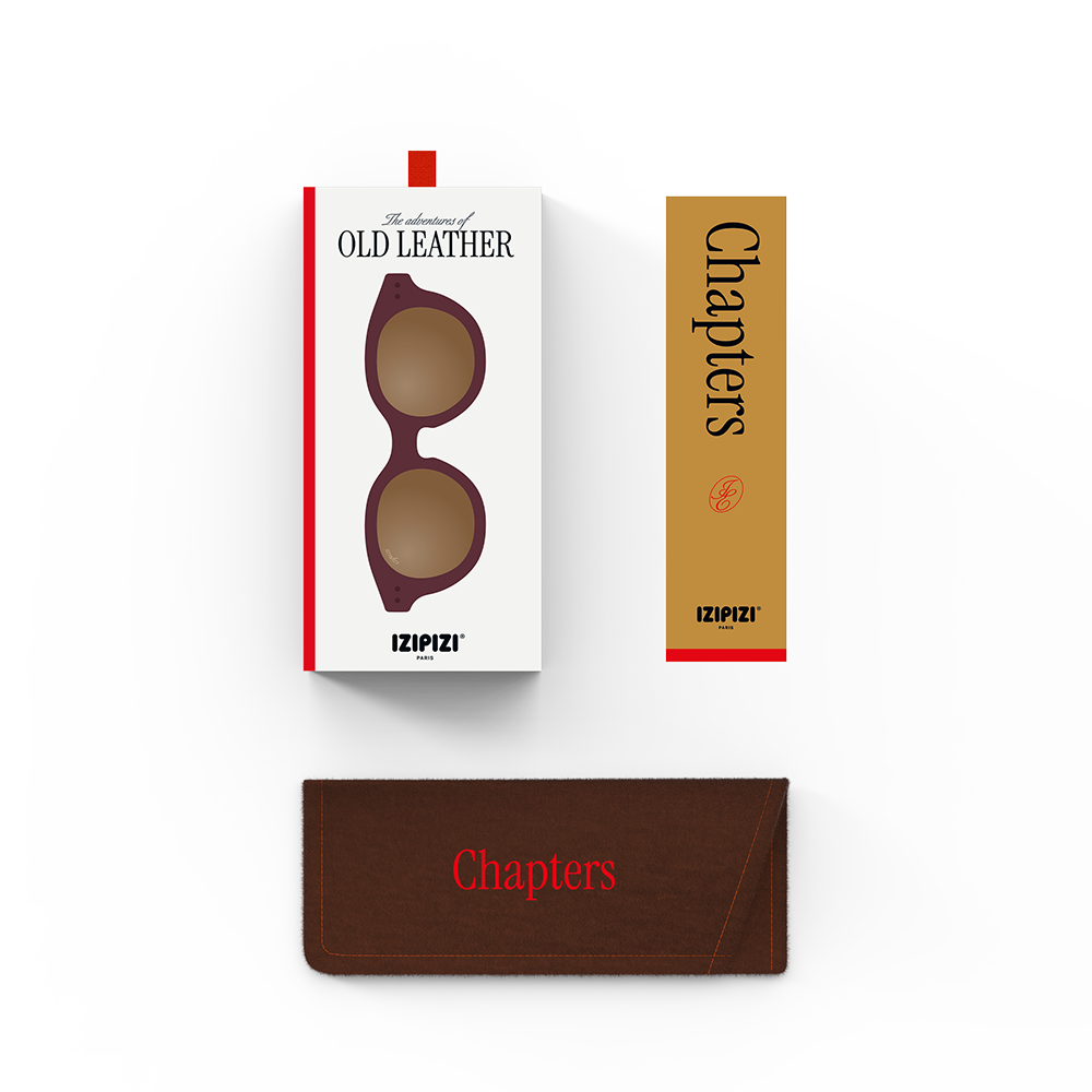 Izipizi  Kinder Sonnenbrille &#39;Chapters&#39; #C 3-5 Jahre Old Leather
