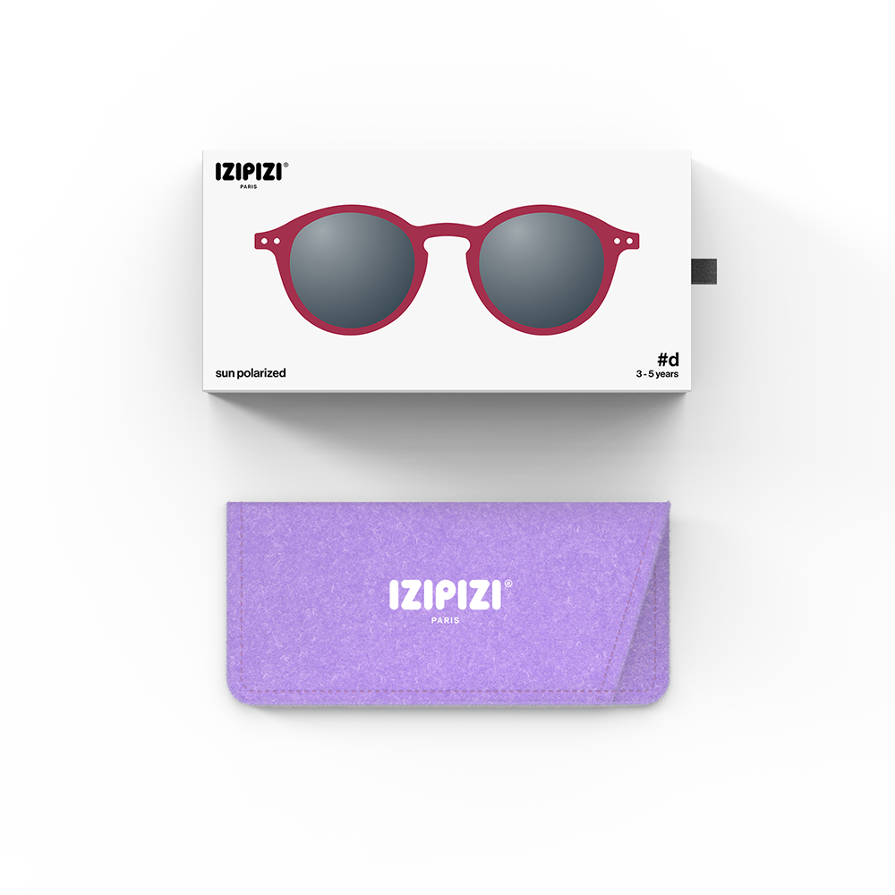 Izipizi  Kinder Sonnenbrille #D 3-5 Jahre Cranberry