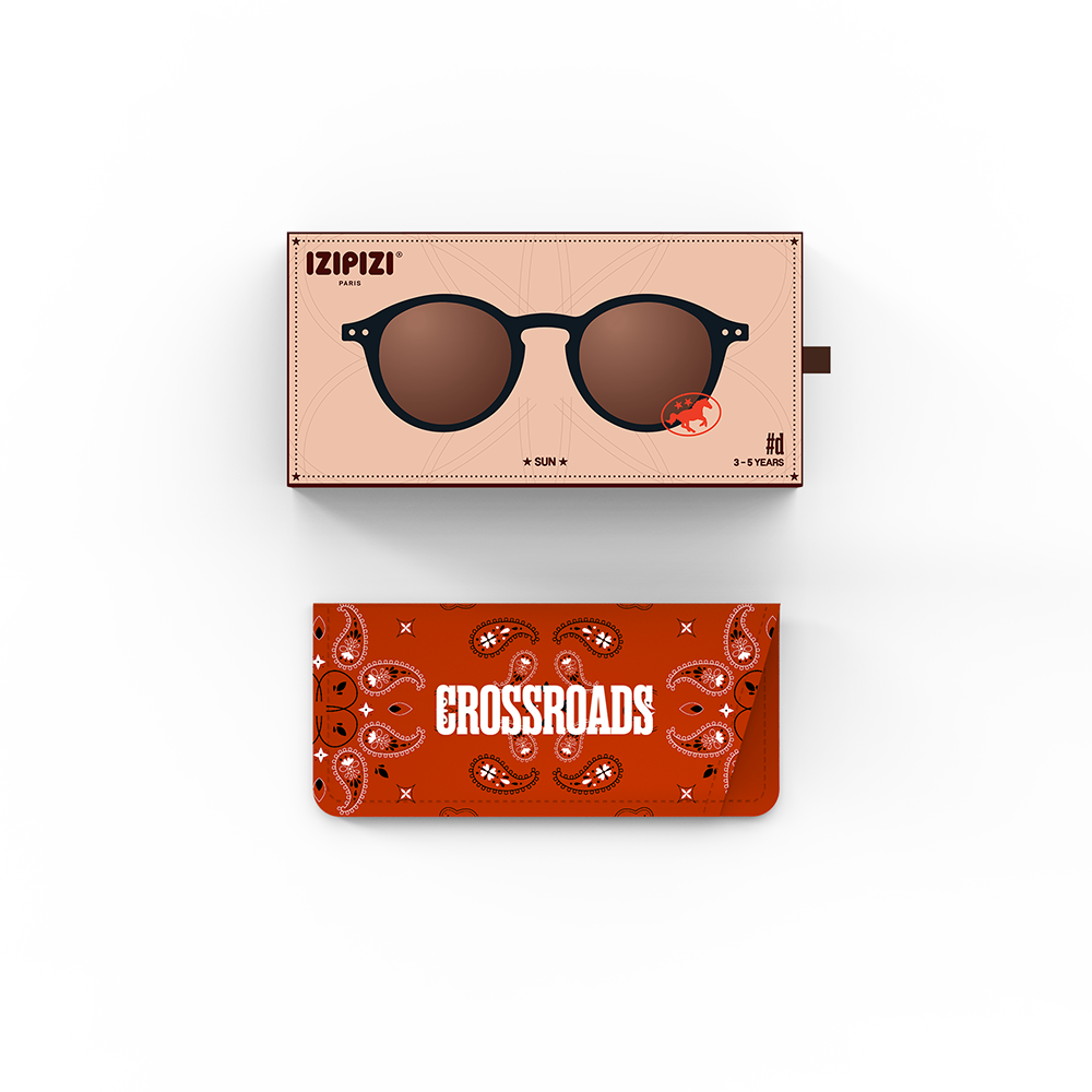 Izipizi  Kinder Sonnenbrille 'Crossroads' #D 3-5 Jahre Black Road - Online MY SNOWFLAKE