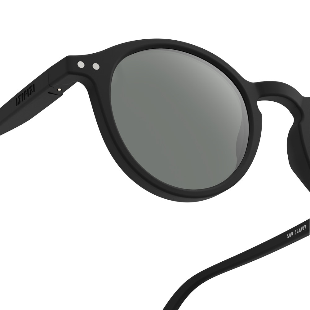 Izipizi Kids Sunglasses #D 7-11 Years Black