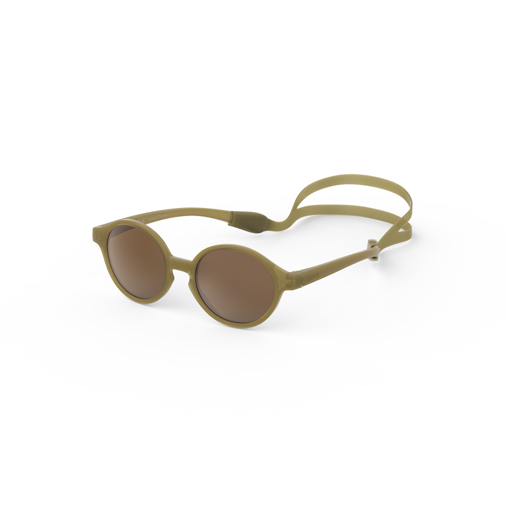 Izipizi  Kinder Sonnenbrille #D 0-3 Y Glossy Kaki