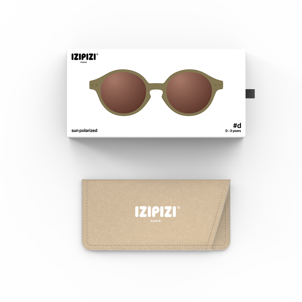 Izipizi  Kinder Sonnenbrille #D 0-3 Y Glossy Kaki