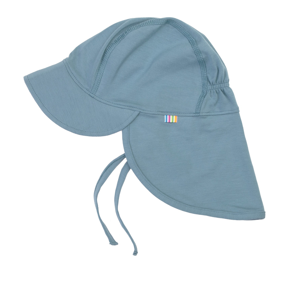 Chapeau de soleil Joha en bambou bleu
