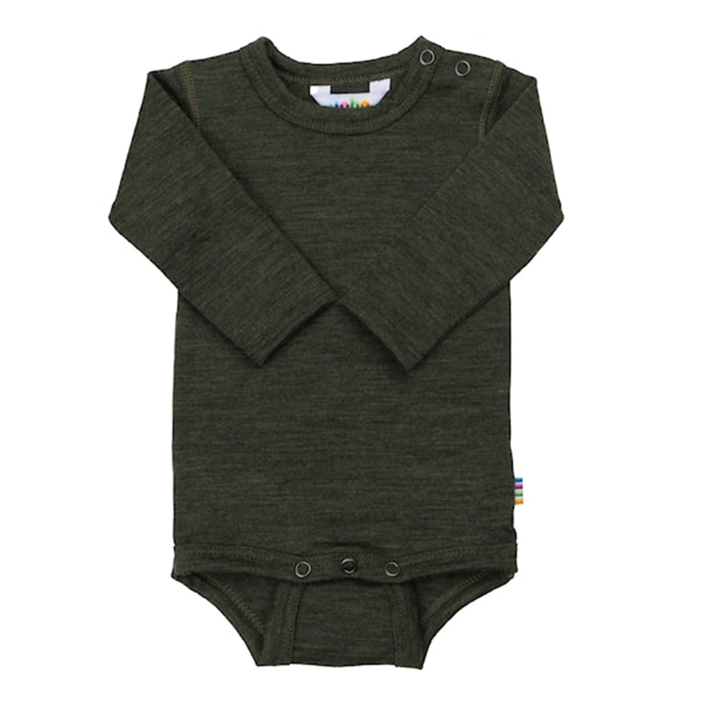 Joha  Body Langarm aus Merinowolle Moss Green