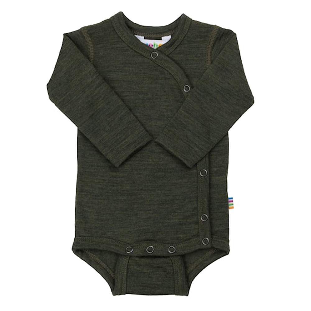 Joha  Body Langarm aus Merinowolle Moss Green