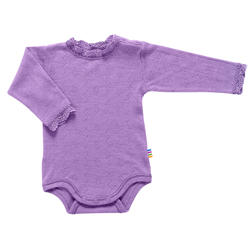 Joha  Body Langarm Merinowolle/Seide Purple