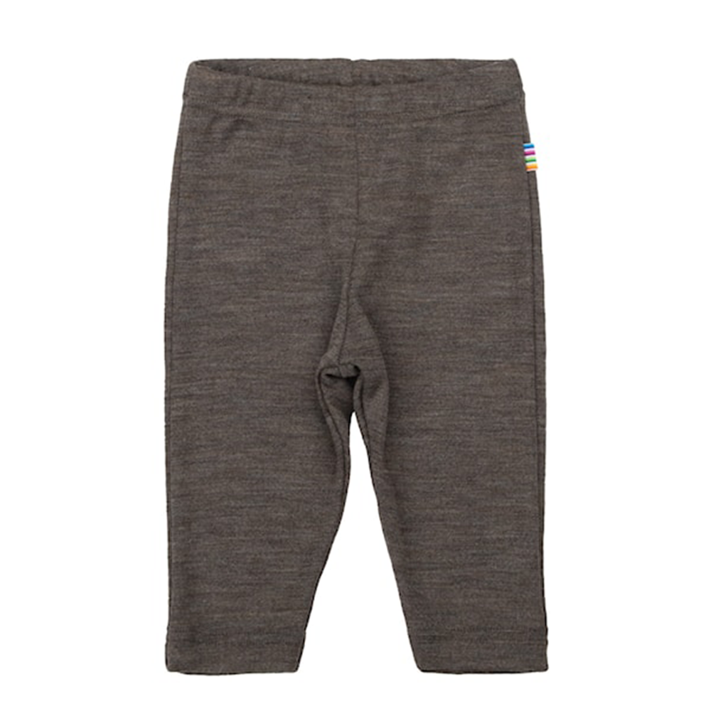 Joha  Baby-Leggings aus Merinowolle/Seide  Brown Mel