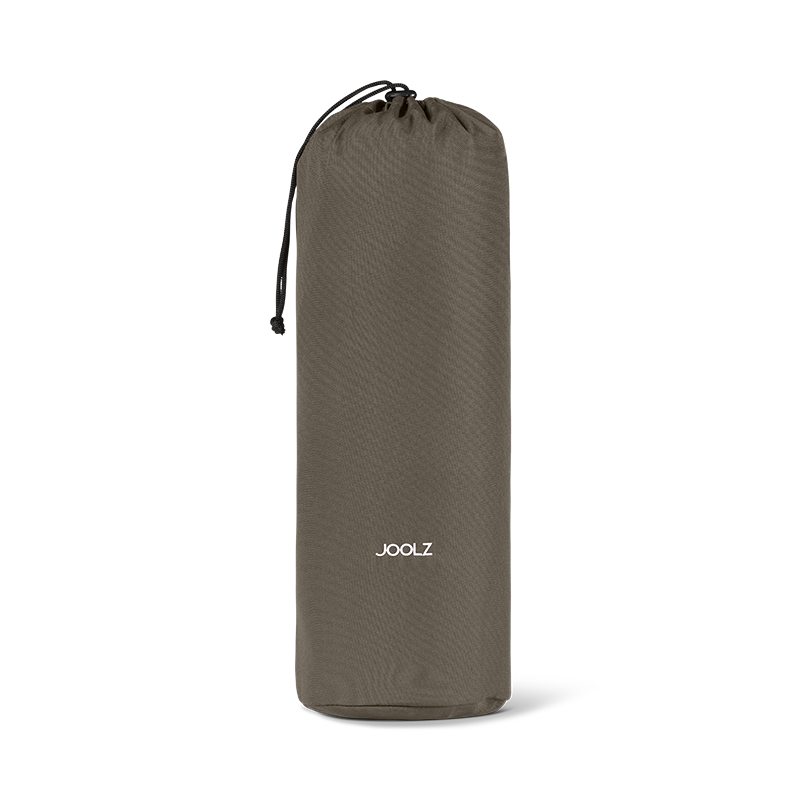 Tasche für den Kinderwagen von Joolz mit Fusssack für Kinderwagen von Joolz in der Farbe Hazel Brown.