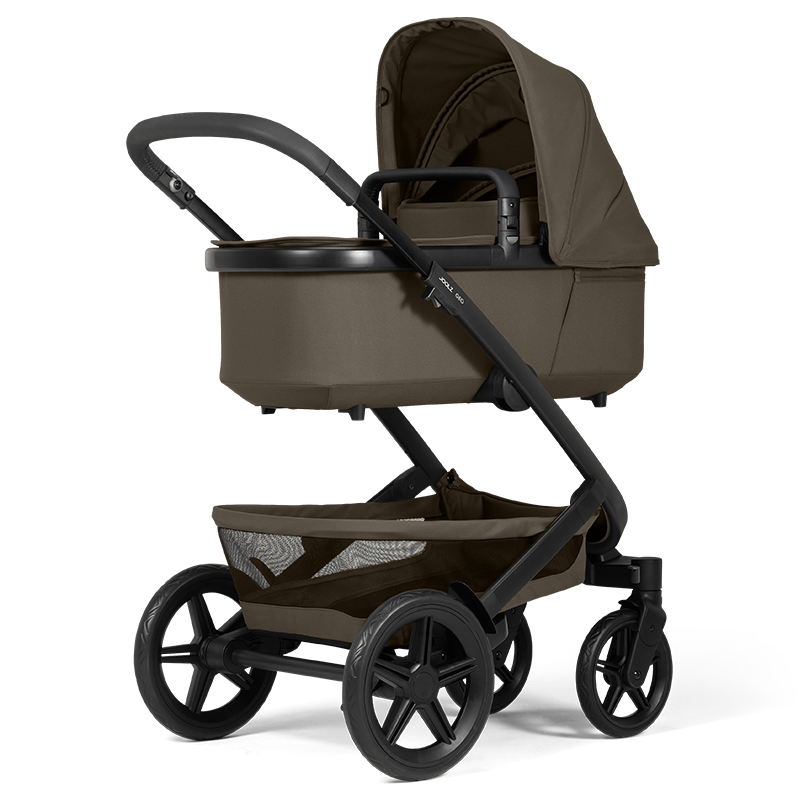 Kinderwagen Geo 3 mit Wanne in Braun von Joolz.