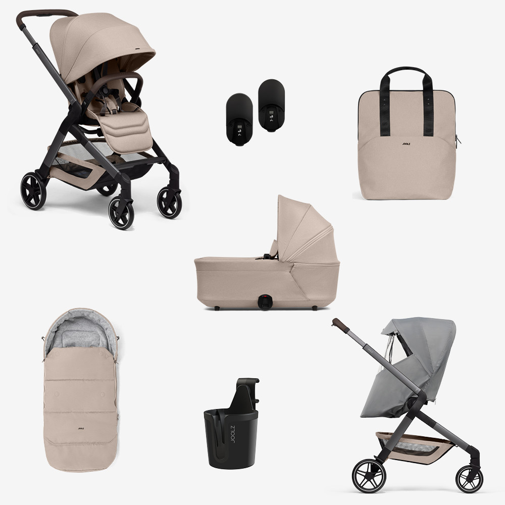 Joolz Hub2 Neugeborenen Essentials Set Sandy Taupe