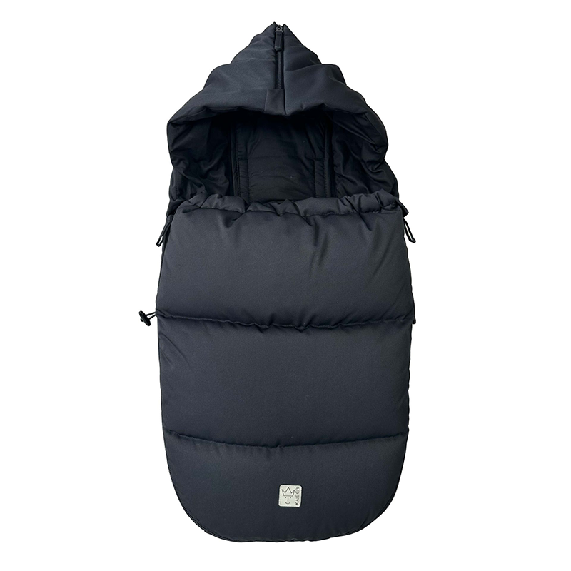 Kaiser Daunen Fusssack &#39;Little Dowwny&#39; für Babyschale/Babywanne Black