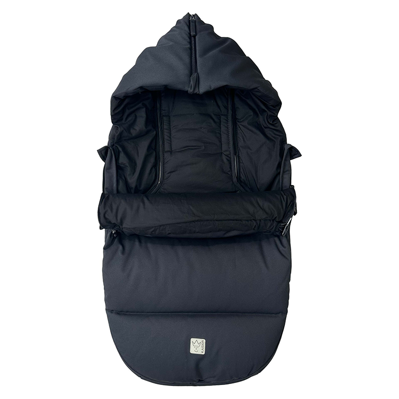 Kaiser Daunen Fusssack &#39;Little Dowwny&#39; für Babyschale/Babywanne Black
