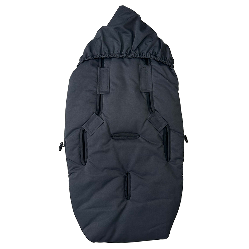 Kaiser Daunen Fusssack &#39;Little Dowwny&#39; für Babyschale/Babywanne Black