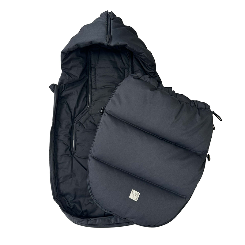 Kaiser Daunen Fusssack &#39;Little Dowwny&#39; für Babyschale/Babywanne Black