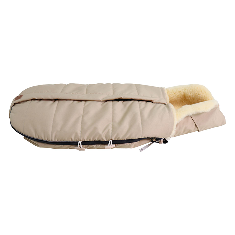 Lammfell Kinderwagenfusssack 'ALLEX'  Sand - Online MY SNOWFLAKE