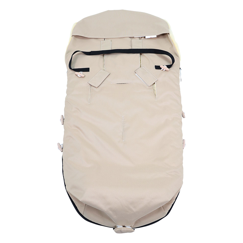 Lammfell Kinderwagenfusssack 'ALLEX'  Sand - Online MY SNOWFLAKE