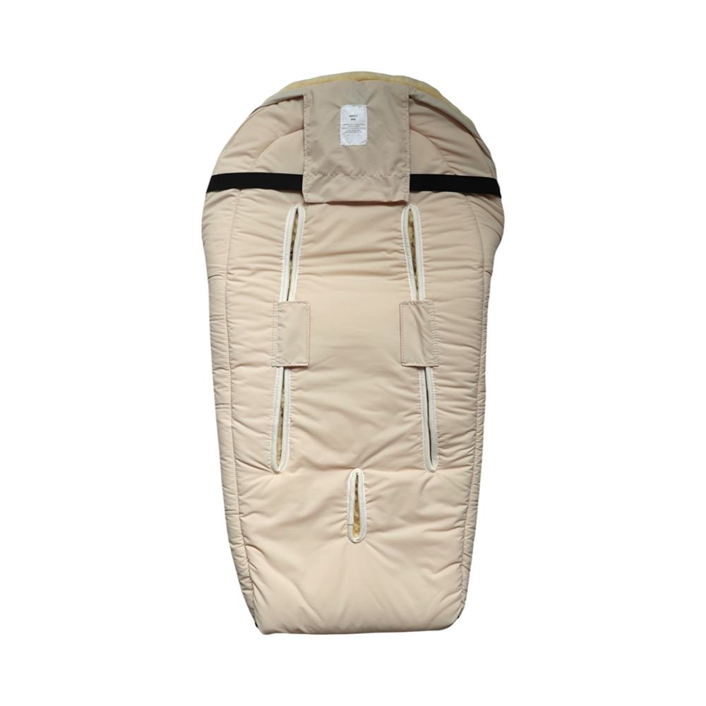 Kaiser Lammfell Fusssack &#39;Naadja&#39; für Babyschale/Babywanne Cream