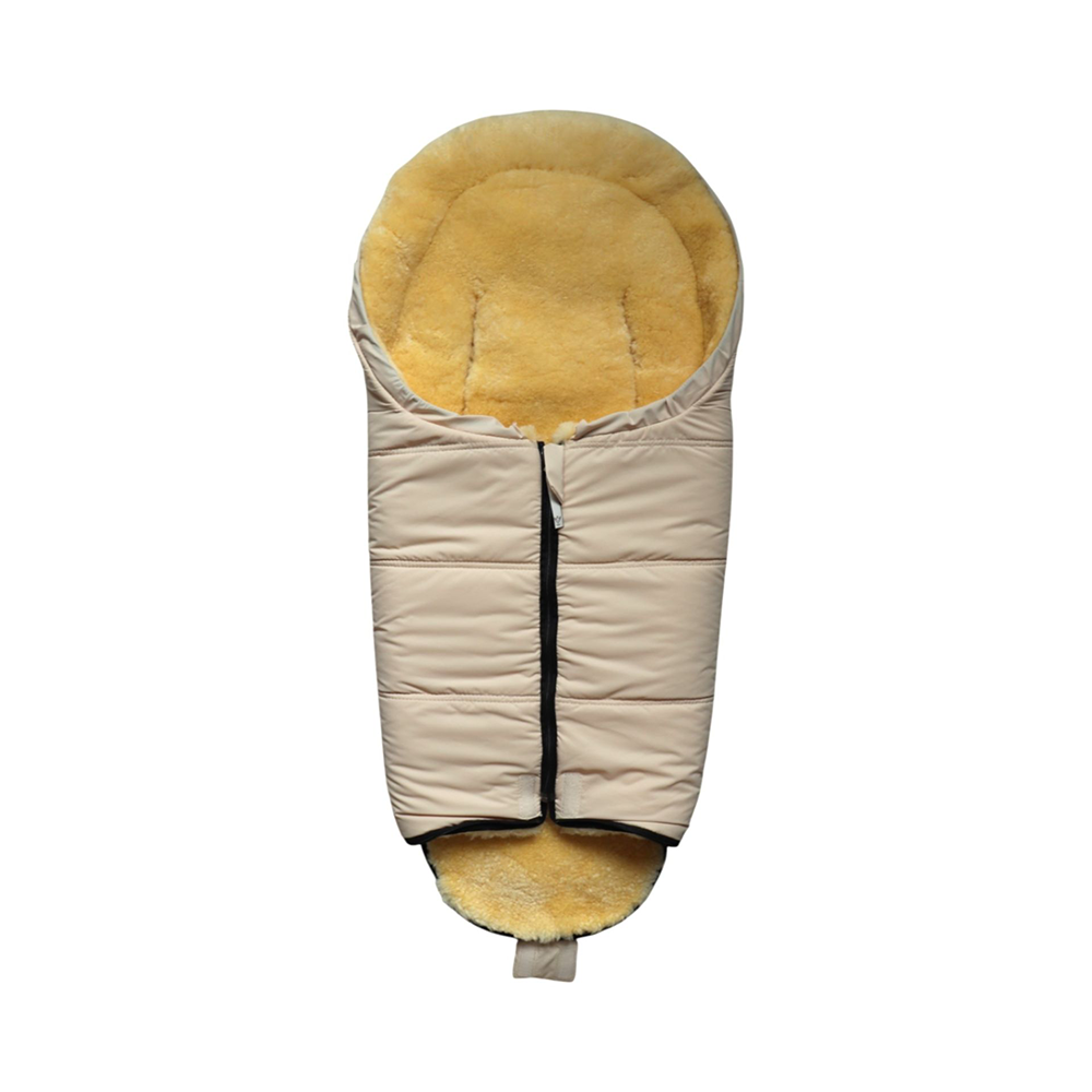 Kaiser Lammfell Fusssack &#39;Naadja&#39; für Babyschale/Babywanne Cream