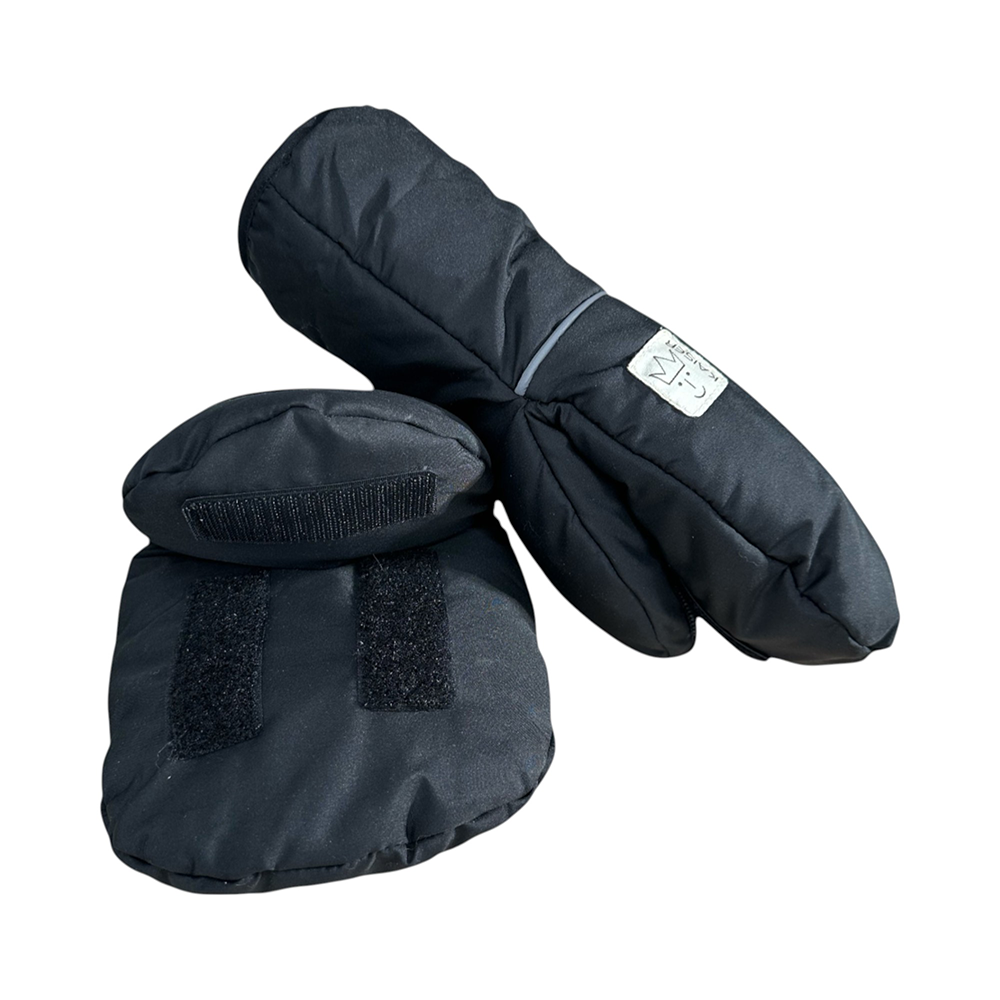 Kaiser  Lammfell Kinderwagen Handschuhe 'Reflect'  Black