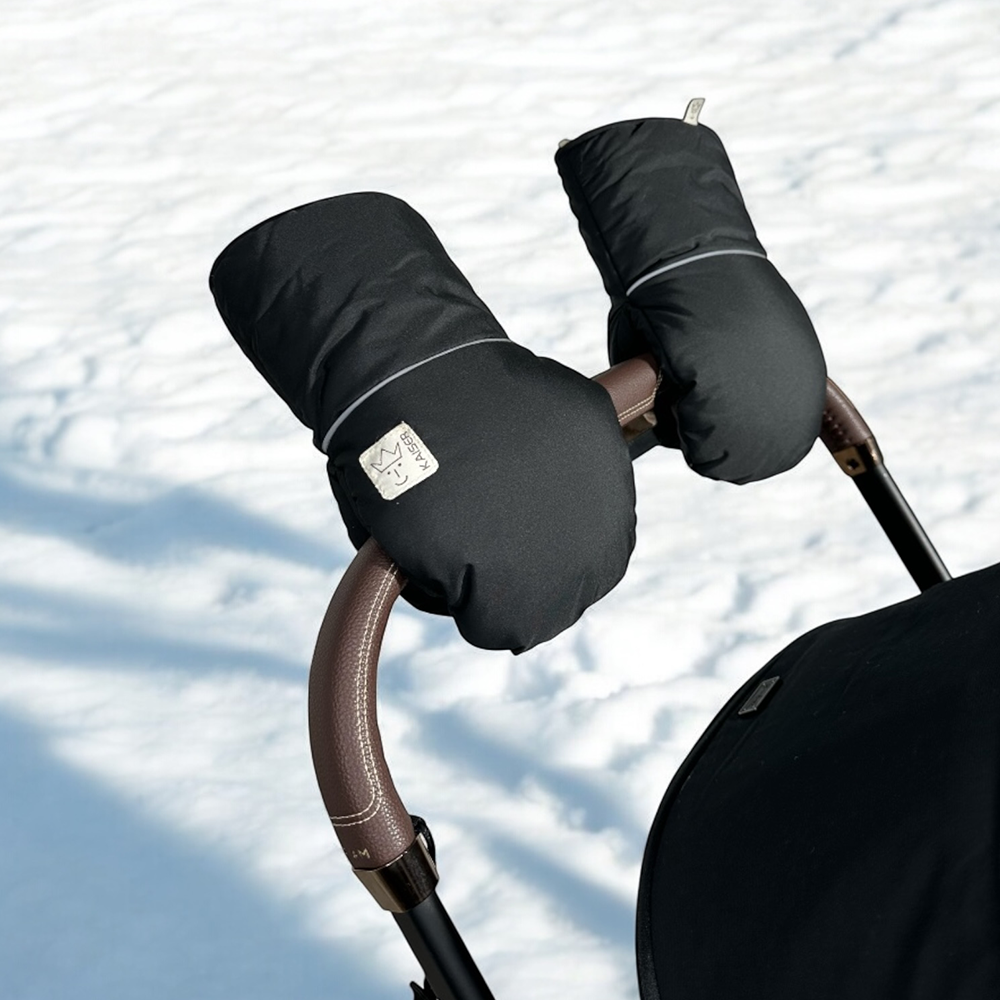 Kaiser  Lammfell Kinderwagen Handschuhe 'Reflect'  Black