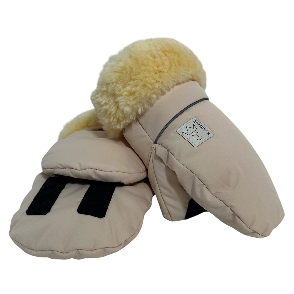 Kaiser  Lammfell Kinderwagen Handschuhe &#39;Reflect&#39; Cream