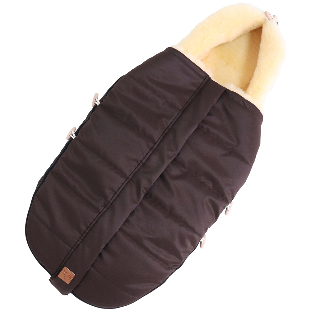 Kaiser Lammfell Kinderwagenfusssack 'ALLEX'  brown