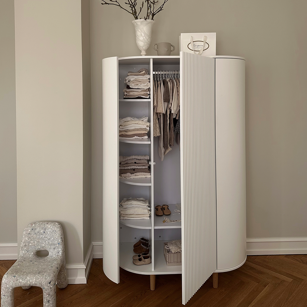 Kas Kopenhagen Kleiderschrank &#39;Kai&#39; White
